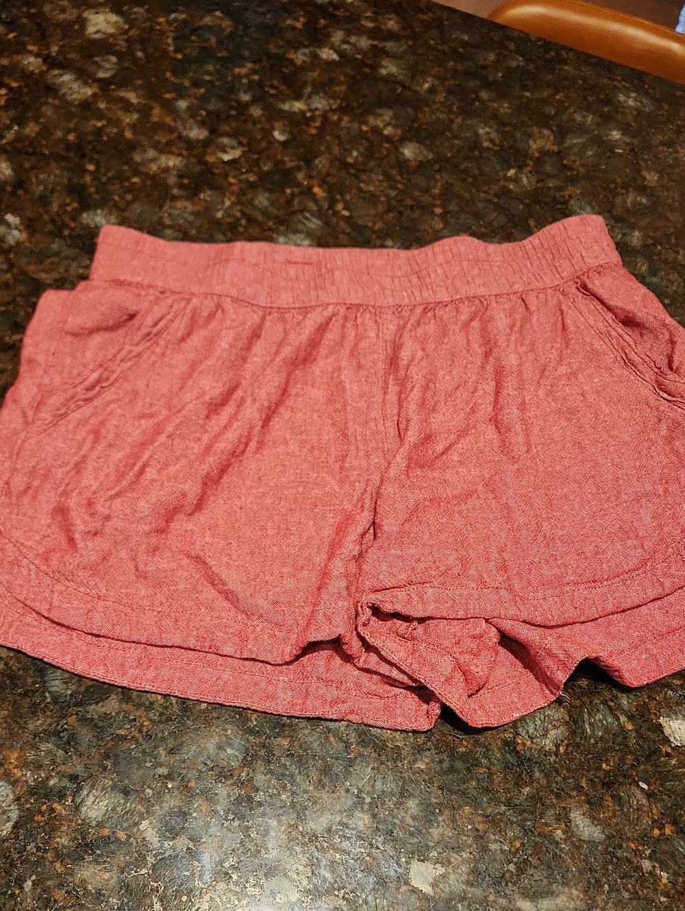 Maurices Red Linen Shorts